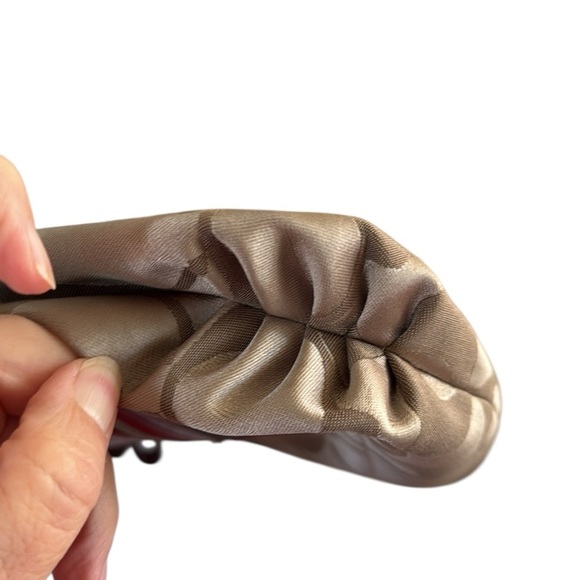 Coach Tan  and Red Y2K Poppy Mini Bag with Signature Style Vintage - Picture 9 of 10